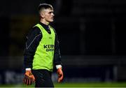 4 March 2020; Kerry substitute goalkeeper Deividas Uosis warms-up at half-time during the EirGrid Munster GAA Football U20 Championship Final match between Kerry and Cork at Austin Stack Park in Tralee, Kerry. Photo by Piaras Ó Mídheach/Sportsfile