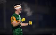 4 March 2020; Seán Quilter of Kerry celebrates after the EirGrid Munster GAA Football U20 Championship Final match between Kerry and Cork at Austin Stack Park in Tralee, Kerry. Photo by Piaras Ó Mídheach/Sportsfile