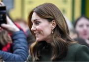 5 March 2020; Catherine, Duchess of Cambridge on a walkabout in Galway City Centre during day three of her visit to Ireland. Photo by Sam Barnes/Sportsfile