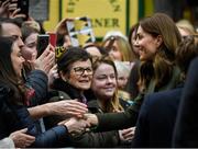 5 March 2020; Catherine, Duchess of Cambridge on a walkabout in Galway City Centre during day three of her visit to Ireland. Photo by Sam Barnes/Sportsfile