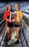 05 March 2020; O’Connor Cup Semi-Finalists Emma Spillane, left, UCC, and Hannah Hegarty, DCU, in attendance at the 2020 Gourmet Food Parlour O’Connor Cup Captain's Day at Croke Park in Dublin. Photo by Matt Browne/Sportsfile