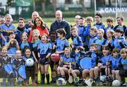 5 March 2020; Prince William, Duke of Cambridge and Catherine, Duchess of Cambridge pose for a photo with members Knocknacarra GAA Club of during an engagement at Salthill Knocknacarra GAA Club in Galway during day three of their visit to Ireland. Photo by Sam Barnes/Sportsfile