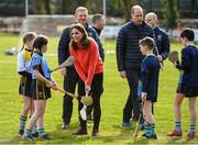5 March 2020; Prince William, Duke of Cambridge and Catherine, Duchess of Cambridge speaking with members of Knocknacarra GAA Club during an engagement at Salthill Knocknacarra GAA Club in Galway during day three of their visit to Ireland. Photo by Sam Barnes/Sportsfile