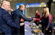 5 March 2020; Uachtarán Chumann Lúthchleas Gael John Horan, left, introduces Prince William, Duke of Cambridge to Galway camogie player Sarah Dervan at Salthill Knocknacarra GAA Club in Galway a during day three of their visit to Ireland. Photo by Sam Barnes/Sportsfile