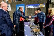 5 March 2020; Prince William, Duke of Cambridge, meets with former Dublin footballer Bernard Brogan at Salthill Knocknacarra GAA Club in Galway a during day three of their visit to Ireland. Photo by Sam Barnes/Sportsfile