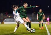 5 March 2020; Ruesha Littlejohn of Republic of Ireland in action against Eleni Markou of Greece during the UEFA Women's 2021 European Championships Qualifier match between Republic of Ireland and Greece at Tallaght Stadium in Dublin. Photo by Seb Daly/Sportsfile