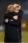 5 March 2020; Republic of Ireland manager Vera Pauw, right, with, Republic of Ireland assistant coach Eileen Gleeson celebrate at the final whistle of the UEFA Women's 2021 European Championships Qualifier match between Republic of Ireland and Greece at Tallaght Stadium in Dublin. Photo by Stephen McCarthy/Sportsfile