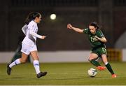 5 March 2020; Áine O'Gorman of Republic of Ireland in action against Athanasia Moraitou of Greece during the UEFA Women's 2021 European Championships Qualifier match between Republic of Ireland and Greece at Tallaght Stadium in Dublin. Photo by Seb Daly/Sportsfile