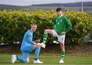 23 March 2019; Harry Halwax, left, and Luke Turner during a Republic of Ireland U17's Portrait session at CityWest Hotel in Dublin. Photo by Eóin Noonan/Sportsfile