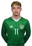 23 March 2019; Josh Giurgi during a Republic of Ireland U17's Portrait session at CityWest Hotel in Dublin. Photo by Eóin Noonan/Sportsfile