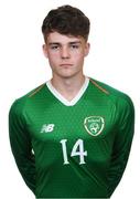 23 March 2019; Toby Owens during a Republic of Ireland U17's Portrait session at CityWest Hotel in Dublin. Photo by Eóin Noonan/Sportsfile