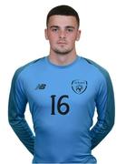 23 March 2019; Jimmy Corcoran during a Republic of Ireland U17's Portrait session at CityWest Hotel in Dublin. Photo by Eóin Noonan/Sportsfile