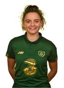7 November 2019; Leanne Kiernan during a Republic of Ireland Women's Squad Portraits session at Johnstown House in Enfield, Meath. Photo by Brendan Moran/Sportsfile
