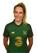 7 November 2019; Julie Ann Russell during a Republic of Ireland Women's Squad Portraits session at Johnstown House in Enfield, Meath. Photo by Brendan Moran/Sportsfile