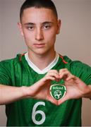 23 March 2019; Joesph Hoge during a Republic of Ireland U17's Portrait session at CityWest Hotel in Dublin. Photo by Eóin Noonan/Sportsfile