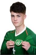 23 March 2019; Toby Owens during a Republic of Ireland U17's Portrait session at CityWest Hotel in Dublin. Photo by Eóin Noonan/Sportsfile