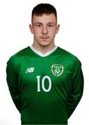 23 March 2019; Ronan McKinley during a Republic of Ireland U17's Portrait session at CityWest Hotel in Dublin. Photo by Eóin Noonan/Sportsfile