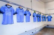 6 March 2020; The Dublin dressing room before the EirGrid Leinster GAA Football U20 Championship Final match between Laois and Dublin at Netwatch Cullen Park in Carlow. Photo by Matt Browne/Sportsfile