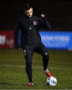 6 March 2020; Jordan Flores of Dundalk ahead of the SSE Airtricity League Premier Division match between Finn Harps and Dundalk at Finn Park in Ballybofey, Donegal. Photo by Ben McShane/Sportsfile