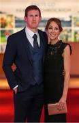 6 March 2020; Gary Sice of Corofin and his wife Bevin arrive prior to the AIB GAA Club Players' Awards at Croke Park in Dublin. Photo by Ramsey Cardy/Sportsfile