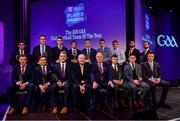 6 March 2020; The Football Team of the Year, front row, from left, Bernard Power of Corofin, Aaron Branagan of Kilcoo, Kieran Fitzgerald of Corofin, AIB Head of Retail Banking Denis O'Callaghan, Uachtarán Chumann Lúthchleas Gael John Horan, Liam Silke of Corofin, Kevin O’Donovan of Nemo Rangers, and Robbie McDaid of Ballyboden St. Endas, and, back row, from left, Darryl Branagan of Kilcoo, Corofin manager Kevin O'Brien on behalf of Daithí Burke of Corofin, Ronan Steede of Corofin, Gary Sice of Corofin, Paul Devlin of Kilcoo, Seán Gannon of Éire Óg, Colm Basquel of Ballyboden St. Endas, Martin Farragher of Corofin and Conor Laverty of Kilcoo during the AIB GAA Club Players' Awards at Croke Park in Dublin. Photo by Sam Barnes/Sportsfile