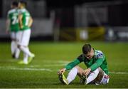 6 March 2020; Charlie Fleming of Cork City following his side's defeat during the SSE Airtricity League Premier Division match between St Patrick's Athletic and Cork City at Richmond Park in Dublin. Photo by Seb Daly/Sportsfile