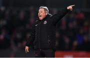 6 March 2020; Bohemians manager Keith Long during the SSE Airtricity League Premier Division match between Bohemians and Shelbourne at Dalymount Park in Dublin. Photo by Stephen McCarthy/Sportsfile