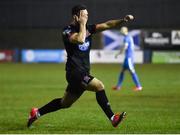 6 March 2020; Patrick Hoban of Dundalk celebrates after scoring his side's first goal during the SSE Airtricity League Premier Division match between Finn Harps and Dundalk at Finn Park in Ballybofey, Donegal. Photo by Ben McShane/Sportsfile