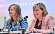 7 March 2020; Marie Hickey, President, LGFA, right, with Helen O'Rourke, CEO, LGFA, during the LGFA Annual Congress 2020 at the Loughrea Hotel & Spa in Loughrea, Galway. Photo by Piaras Ó Mídheach/Sportsfile