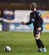 6 March 2020; Dane Massey of Dundalk during the SSE Airtricity League Premier Division match between Finn Harps and Dundalk at Finn Park in Ballybofey, Donegal. Photo by Ben McShane/Sportsfile