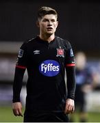 6 March 2020; Cammy Smith of Dundalk during the SSE Airtricity League Premier Division match between Finn Harps and Dundalk at Finn Park in Ballybofey, Donegal. Photo by Ben McShane/Sportsfile