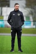 7 March 2020; Republic of Ireland Head Coach Richard Berkeley ahead of the Women's Under-15s John Read Trophy match between Republic of Ireland and England at FAI National Training Centre in Dublin. Photo by Sam Barnes/Sportsfile
