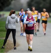 7 March 2020; Sean McMullin of Mullingar Harriers AC, Westmeath, competing during the Irish Life Health National 20k Walks Championships at St Anne's Park in Raheny, Dublin. Photo by Ramsey Cardy/Sportsfile
