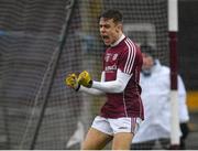 7 March 2020; Ryan Monahan of Galway celebrates after scoring his side's third goal of the game during the EirGrid Connacht GAA Football U20 Championship Final match between Galway and Roscommon at Tuam Stadium in Tuam, Galway. Photo by Seb Daly/Sportsfile