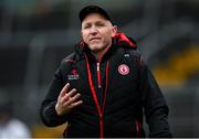 7 March 2020; Tyrone manager Paul Devlin during the EirGrid Ulster GAA Football U20 Championship Final match between Tyrone and Donegal at St Tiernach's Park in Clones, Monaghan. Photo by Oliver McVeigh/Sportsfile