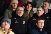 7 March 2020; Tyrone senior manager Mickey Harte, left, and assistant manager Gavin Devlin watches on during the EirGrid Ulster GAA Football U20 Championship Final match between Tyrone and Donegal at St Tiernach's Park in Clones, Monaghan. Photo by Oliver McVeigh/Sportsfile