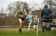 7 March 2020; Kirsti Foster of Down High School, Co Down competing in the Intermediate Girls race during the Irish Life Health All-Ireland Schools Cross Country Championships at Santry Demesne in Santry, Dublin. Photo by David Fitzgerald/Sportsfile