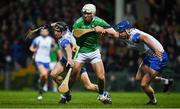 7 March 2020; Aaron Gillane of Limerick is tackled by Conor Gleeson, left, and Conor Prunty of Waterford during the Allianz Hurling League Division 1 Group A Round 3 match between Limerick and Waterford at LIT Gaelic Grounds in Limerick. Photo by Eóin Noonan/Sportsfile