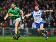 7 March 2020; David Dempsey of Limerick in action against Conor Gleeson of Waterford during the Allianz Hurling League Division 1 Group A Round 3 match between Limerick and Waterford at LIT Gaelic Grounds in Limerick. Photo by Eóin Noonan/Sportsfile