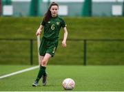 7 March 2020; Aoife Kelly of Republic of Ireland during the Women's Under-15s John Read Trophy match between Republic of Ireland and England at FAI National Training Centre in Dublin. Photo by Sam Barnes/Sportsfile