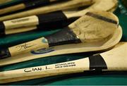 7 March 2020; Limerick players' spare hurleys on the sideline during the Allianz Hurling League Division 1 Group A Round 3 match between Limerick and Waterford at LIT Gaelic Grounds in Limerick. Photo by Diarmuid Greene/Sportsfile