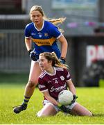 8 March 2020; Shauna Molloy of Galway and Emer McCarthy of Tipperary during the 2020 Lidl Ladies National Football League Division 1 Round 5 match between Galway and Tipperary at Tuam Stadium in Tuam, Galway. Photo by Ramsey Cardy/Sportsfile