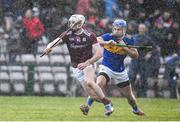 8 March 2020; Cathal Mannion of Galway in action against John McGrath of Tipperary during the Allianz Hurling League Division 1 Group A Round 3 match between Galway and Tipperary at Pearse Stadium in Salthill, Galway. Photo by Sam Barnes/Sportsfile
