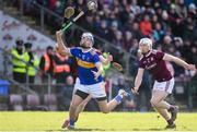 8 March 2020; John McGrath of Tipperary in action against Shane Cooney, right, and Darren Morrissey of Galway during the Allianz Hurling League Division 1 Group A Round 3 match between Galway and Tipperary at Pearse Stadium in Salthill, Galway. Photo by Sam Barnes/Sportsfile