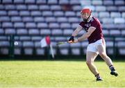 8 March 2020; Conor Whelan of Galway shoots to score his side's first goal during the Allianz Hurling League Division 1 Group A Round 3 match between Galway and Tipperary at Pearse Stadium in Salthill, Galway. Photo by Sam Barnes/Sportsfile