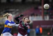 8 March 2020; Leanne Coen of Galway and Emma Morrissey of Tipperary during the 2020 Lidl Ladies National Football League Division 1 Round 5 match between Galway and Tipperary at Tuam Stadium in Tuam, Galway. Photo by Ramsey Cardy/Sportsfile