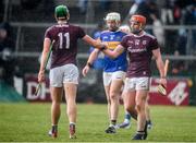 8 March 2020; Conor Whelan, right, and Niall Burke of Galway celebrate following the Allianz Hurling League Division 1 Group A Round 3 match between Galway and Tipperary at Pearse Stadium in Salthill, Galway. Photo by Sam Barnes/Sportsfile