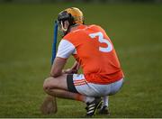 8 March 2020; A dejected Ciaran Clifford of Armagh after the Allianz Hurling League Round 3A Final match between Armagh and Donegal at Páirc Éire Óg in Carrickmore, Tyrone. Photo by Oliver McVeigh/Sportsfile