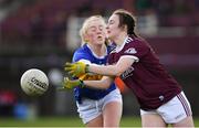 8 March 2020; Chelsie Crowe of Galway and Emma Morrissey of Tipperary during the 2020 Lidl Ladies National Football League Division 1 Round 5 match between Galway and Tipperary at Tuam Stadium in Tuam, Galway. Photo by Ramsey Cardy/Sportsfile