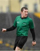 7 March 2020; Referee Declan Corcoran during the EirGrid Connacht GAA Football U20 Championship Final match between Galway and Roscommon at Tuam Stadium in Tuam, Galway. Photo by Seb Daly/Sportsfile